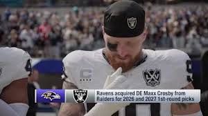 Defensive end Maxx Crosby on being traded to Baltimore Ravens: I am a Raider for life, but it's a new day