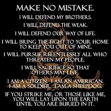 Warrior ethos | Quotes/sayings | Pinterest | Warriors via Relatably.com