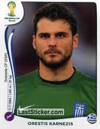 Orestis Karnezis (Hellas). 205. Panini FIFA World Cup Brazil 2014 - 205