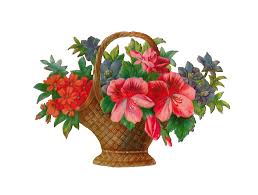 Image result for free clip art flower basket