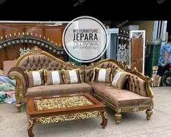 Image of Sofa Tamu L Ukiran Jepara