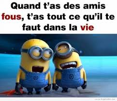 Résultat de recherche d'images pour "citation drole avec les minion"