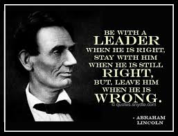 Abraham Lincoln on Leadership | jd4c via Relatably.com