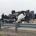 Lexington Crash Involving Overturned Horse Trailer