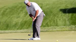 Angel Cabrera competing in Senior PGA Championship
