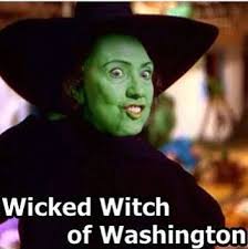 Image result for Hillary as a witch meme