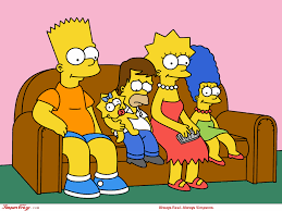 Resultado de imagen de simpson tumbado en el sofa