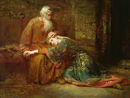 Cordelia comforting her father, King Lea - George William Joy als ... - cordelia_comforting_her_father_hi