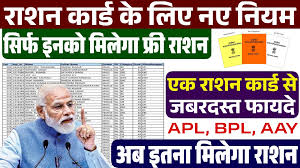 Ration Card New Rules: सिर्फ इनको मिलेगा फ्री गेहूं, चावल, नमक, बाजरा, राशन कार्ड के नए नियम जारी
