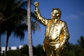 Why Trump’s Spiritual Adviser Dedicated a Golden Statue to the President