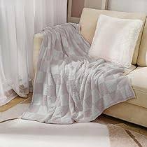 Amazon.com: DOOWELL Checkered Blanket Throw Soft Knit Blanket with Checkerboard Grid Pattern for Couch Sofa Bed Camping Travel Gift (Cream, 60"x80") : Home & Kitchen
