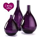 Purple glass vase at Target