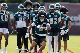 Eagles practice observations: Makai Lemon feels it; Jalen Carter dominates; how much will Jalen Hurts run?