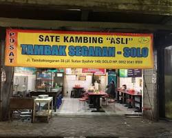 Gambar Sate Kambing Tambak Segaran Solo
