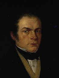Johann Baptist Gänsbacher. Anonym. Gemälde, 1844 (Gesellschaft der Musikfreunde in Wien). - g092544a