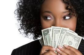 Image result for WOMAN WITH MONEY