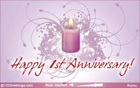 1st Wedding Anniversary! Free Milestones eCards, Greeting Cards ... via Relatably.com