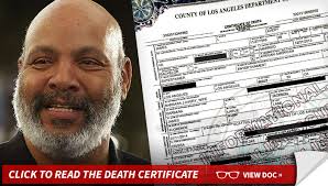 EXCLUSIVE. 0113_james_avery_death_certificate_launch. James Avery -- who played Uncle Phil on &quot;Fresh Prince of Bel Air -- was suffering from several major ... - 0113-james-avery-death-certificate-launch-1