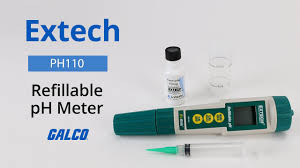 Extech's PH110 Refillable pH Meter - YouTube