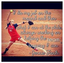 Jennie Finch Quotes Motivational. QuotesGram via Relatably.com