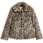 Girls leopard print coat