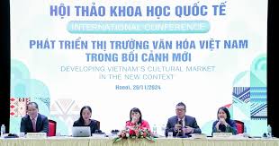 Phát triển thị trường văn hóa Việt Nam trong bối cảnh mới