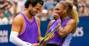 Top tennis stars team up for the U.S. Open mixed doubles tournament, in photos