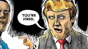 Image result for obama trump cartoon
