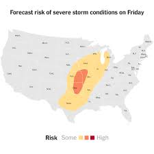 Wide Swath of the U.S. Faces Days of Severe Weather