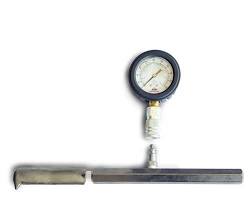 Image of Contoh peralatan uji aliran pompa kebakaran (flow meter pitot tube, selang uji, nozzle uji)