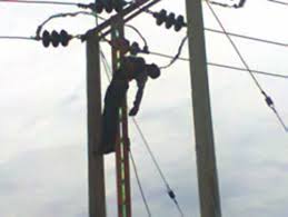 Image result for PHCN official electrocuted in Victoria Island this evening (photos)