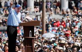 Bernie Sanders Warns of 'Extraordinary Danger' from Potential Trump Presidency at LA Rally