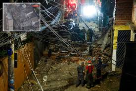 Huge blast blows 10 houses to rubble killing one and leaving several injured