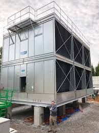 This crossflow AXS cooling tower was recently installed at a ...