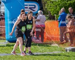 Image of runner looking exhausted but happy