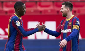 Messi's special congratulations to Dembele after winning the Ballon d'Or
