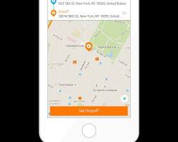 Image of Via ridesharing app