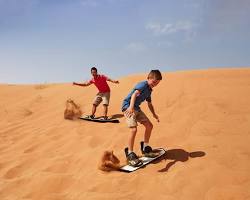 Sandboarding in Dubai