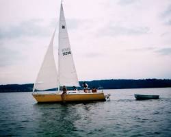 Image of Sailboat on the Mississippi River