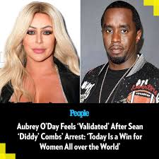 People - 🔗: peoplem.ag/3B9jKwu Aubrey O'Day feels "validated" following the arrest of her former record label boss Sean “Diddy” Combs. 📷️: Getty; Wireimage | Facebook