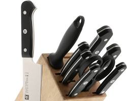 Image of Zwilling J.A. Henckels Classic Inox 7Piece Knife Block Set on Amazon  invalid URL removed