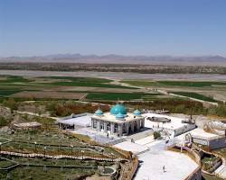 Arghandab River flowing through Kandahar