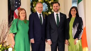 Vance 'grateful' for all that unites Ireland and the US