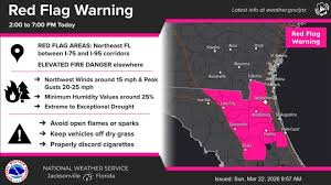 Inland Flagler County under red flag warning. What you need to know.