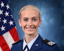 Image of Madison Marsh, Miss America 2024, Air Force uniform