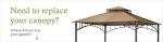 Garden Oasis Replacement Canopy For Pergola - Sears