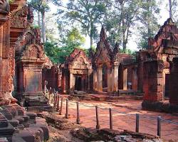 Image of Traditional Cambodian village near Banteay Srei