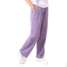 Wide Leg Straight Fit Viscose Stretch Pants - Mobaco