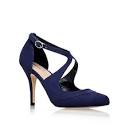 Navy heeled shoes