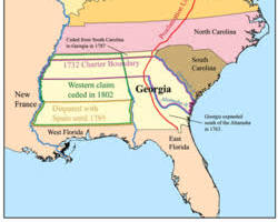 Image of Georgia colony layout